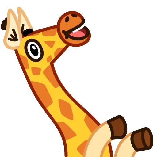 Стикер 25 Giraffe Spotty