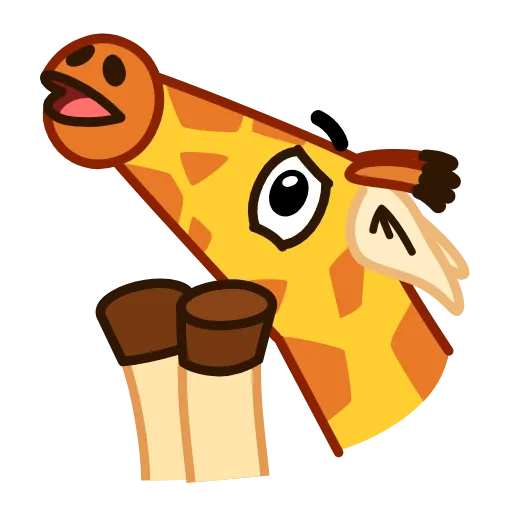 Стикер 14 Giraffe Spotty