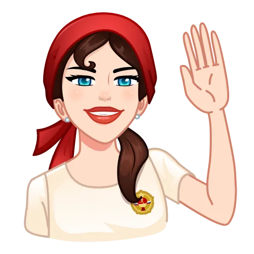 👋 Стикер «Я сама» для Telegram
