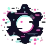 Стикер 47 Glitch