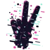 Стикер 24 Glitch