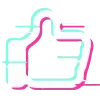 Стикер 19 Glitch
