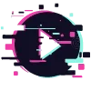 Стикер 39 Glitch