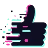 Стикер 22 Glitch