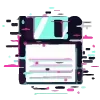 Стикер 40 Glitch