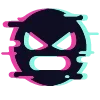 Стикер 11 Glitch