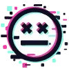 Стикер 8 Glitch