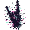 Стикер 25 Glitch