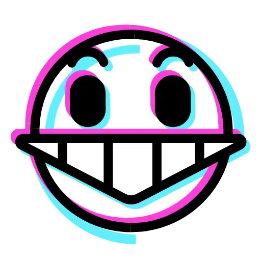 Стикер 52 Glitched Emoji