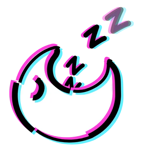 Стикер 37 Glitched Emoji