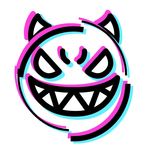 Стикер 14 Glitched Emoji