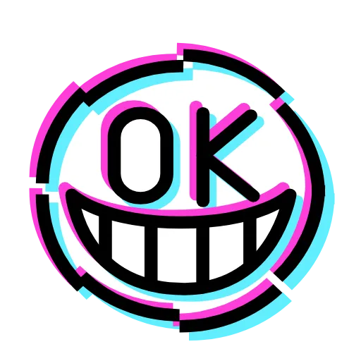 Стикер 29 Glitched Emoji