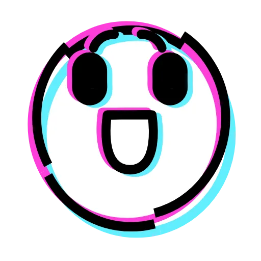 Стикер 31 Glitched Emoji