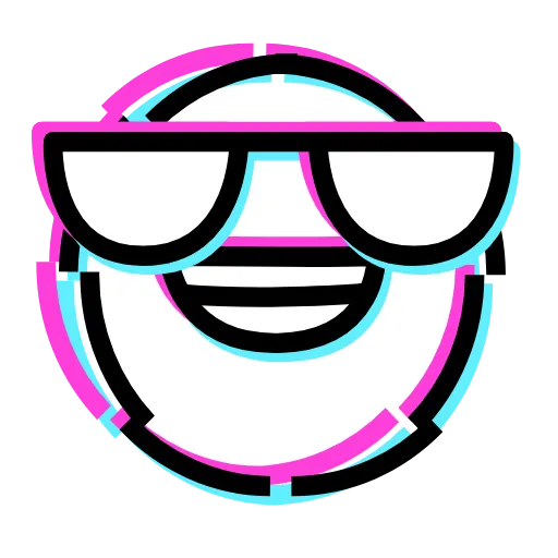 Стикер 24 Glitched Emoji