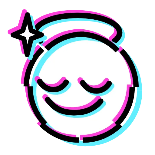 Стикер 20 Glitched Emoji