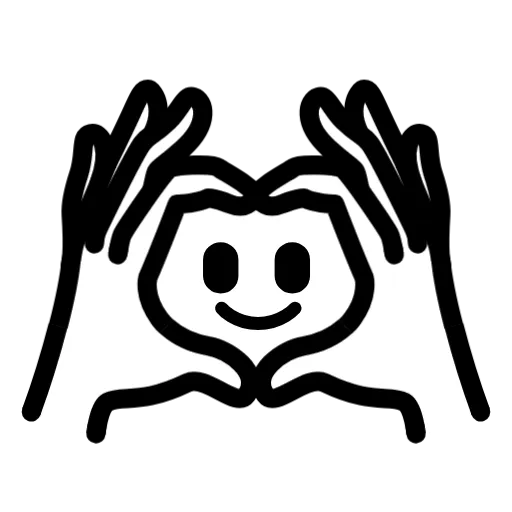 🫶 Стикер «Glitched Emoji» для Telegram