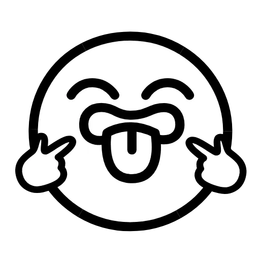 Стикер 55 Glitched Emoji