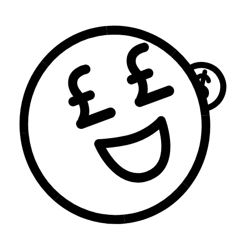 Стикер 50 Glitched Emoji