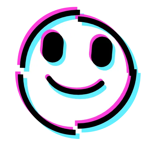 Стикер 5 Glitched Emoji