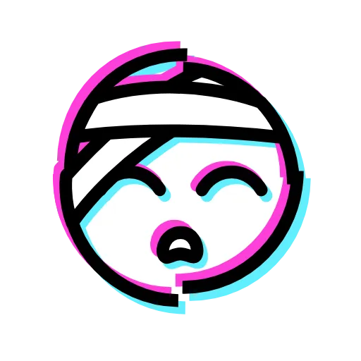 🤒 Стикер «Glitched Emoji» для Telegram