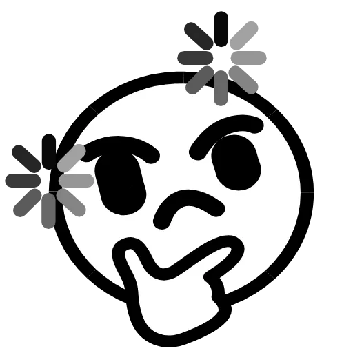 Стикер 39 Glitched Emoji