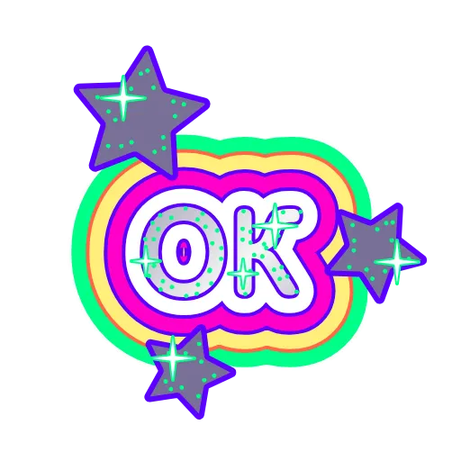👌 Эмодзи «Глиттер» для Telegram