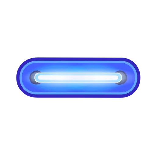 Стикер 45 Glow Font