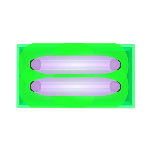 Стикер 47 Glowing Font