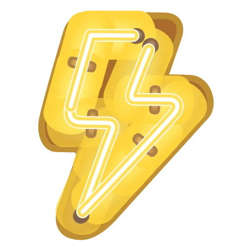 ⚡️ Эмодзи «Glowing Font» для Telegram
