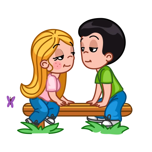 💋 Стикер «Love Is» для Telegram