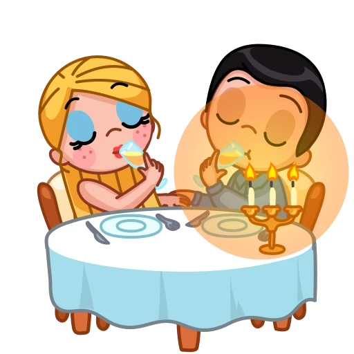 🥂 Стикер «Love Is» для Telegram