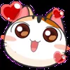 Стикер 21 ❤️ Видеоанимированный набор эмоджи с котейкой
