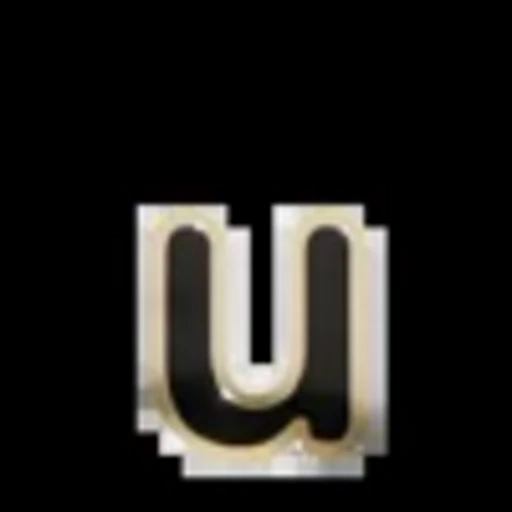 Стикер 47 Gold Border Black