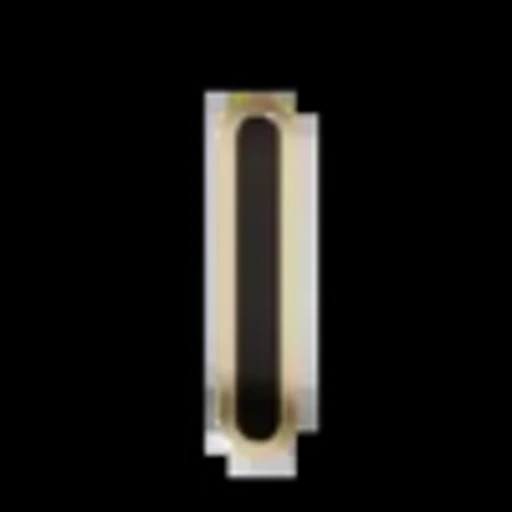 Стикер 38 Gold Border Black