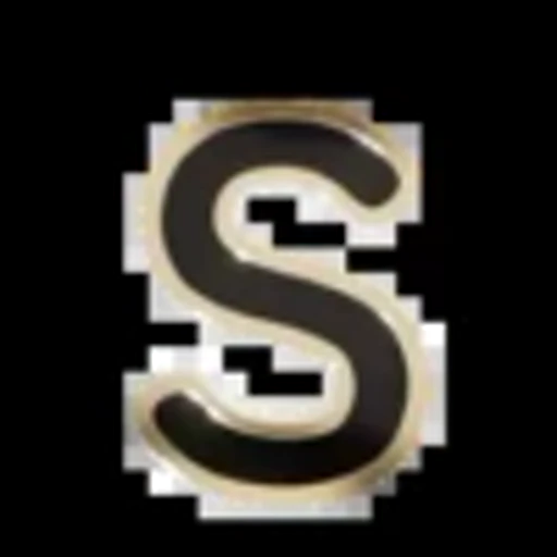 Стикер 19 Gold Border Black