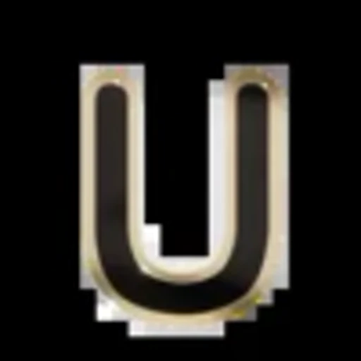 Стикер 21 Gold Border Black