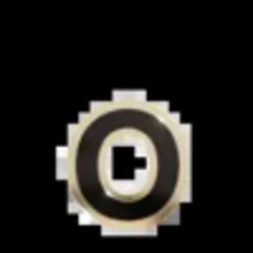 Стикер 41 Gold Border Black