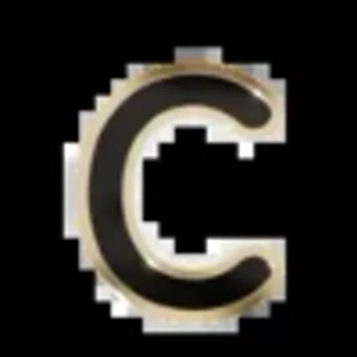 Стикер 3 Gold Border Black