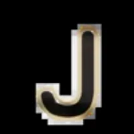Стикер 10 Gold Border Black