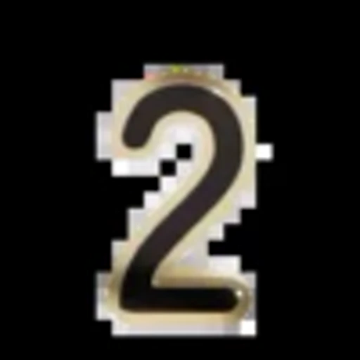Стикер 54 Gold Border Black