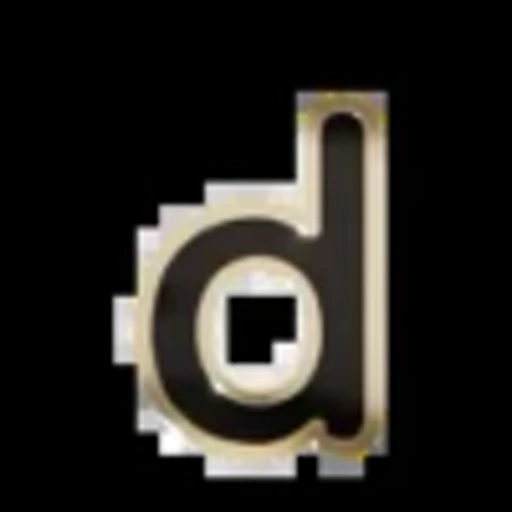 Стикер 30 Gold Border Black
