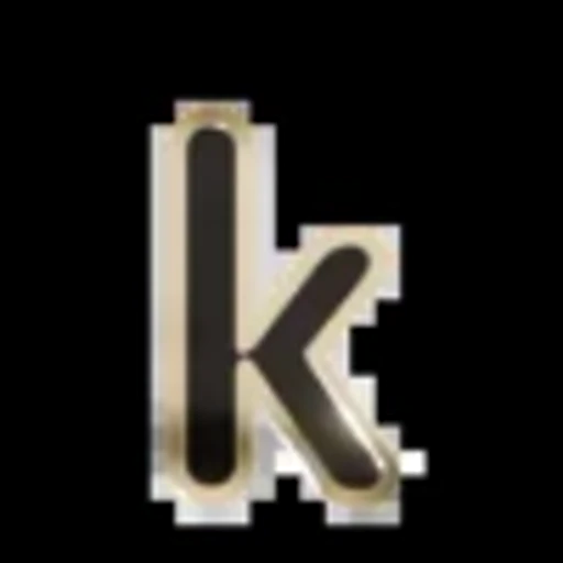 Стикер 37 Gold Border Black