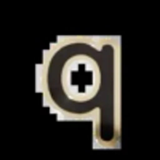 Стикер 43 Gold Border Black