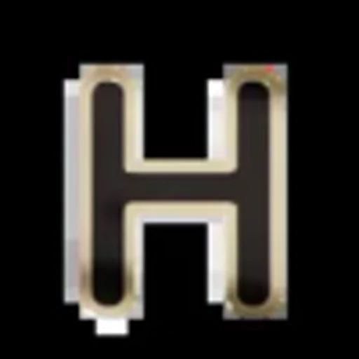 Стикер 8 Gold Border Black