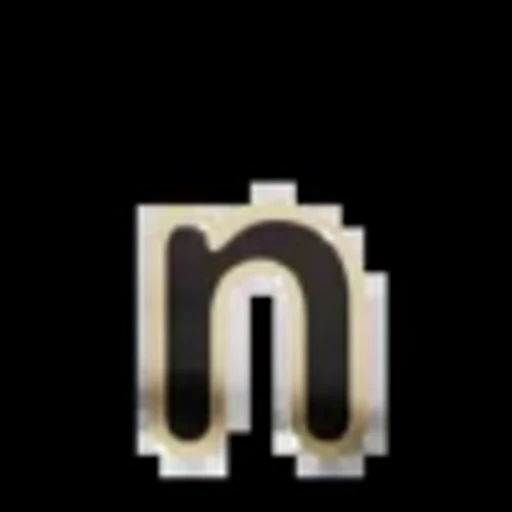 Стикер 40 Gold Border Black