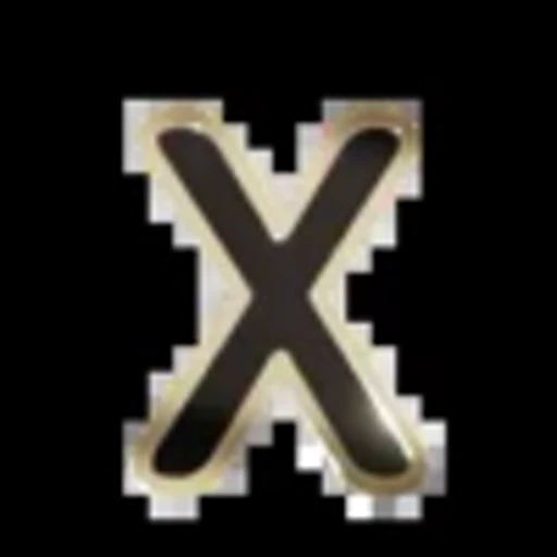 Стикер 24 Gold Border Black