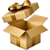 Стикер 55 Gold And Beige