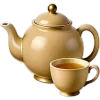 Стикер 17 Gold And Beige