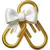 Стикер 31 Gold And Beige
