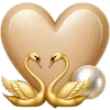 Стикер 14 Gold And Beige